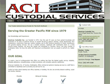 Tablet Screenshot of americancustodial.com